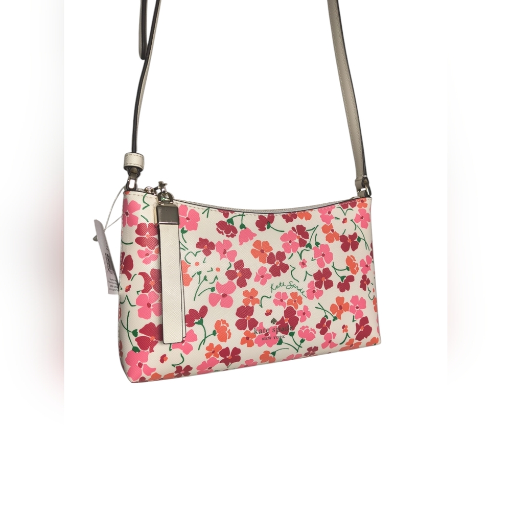 Kate Spade Pink Floral Crossbody Bag